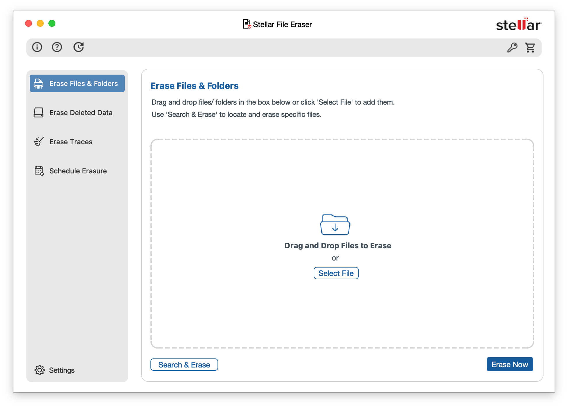 Select What To Erase
